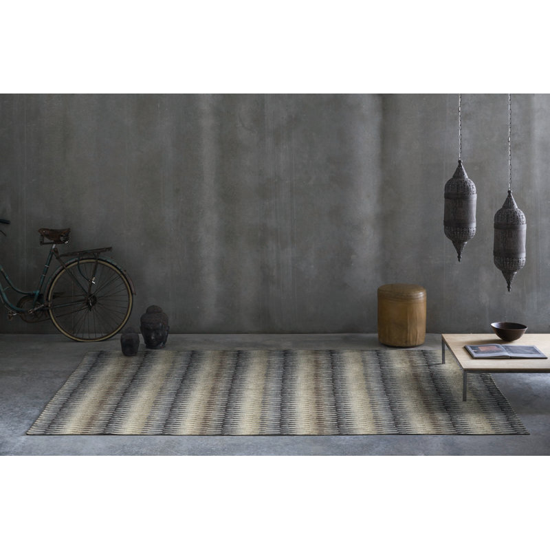 Aleman Striped Area Rug, Rectangle 160 x 230cm