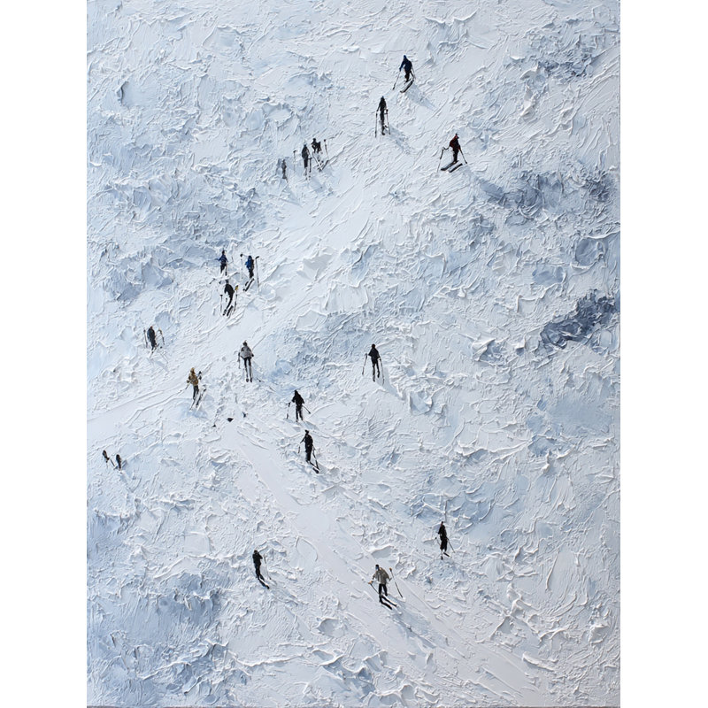 «Ascendant Silence», art mural sur toile tendue, 24 po x 36 po