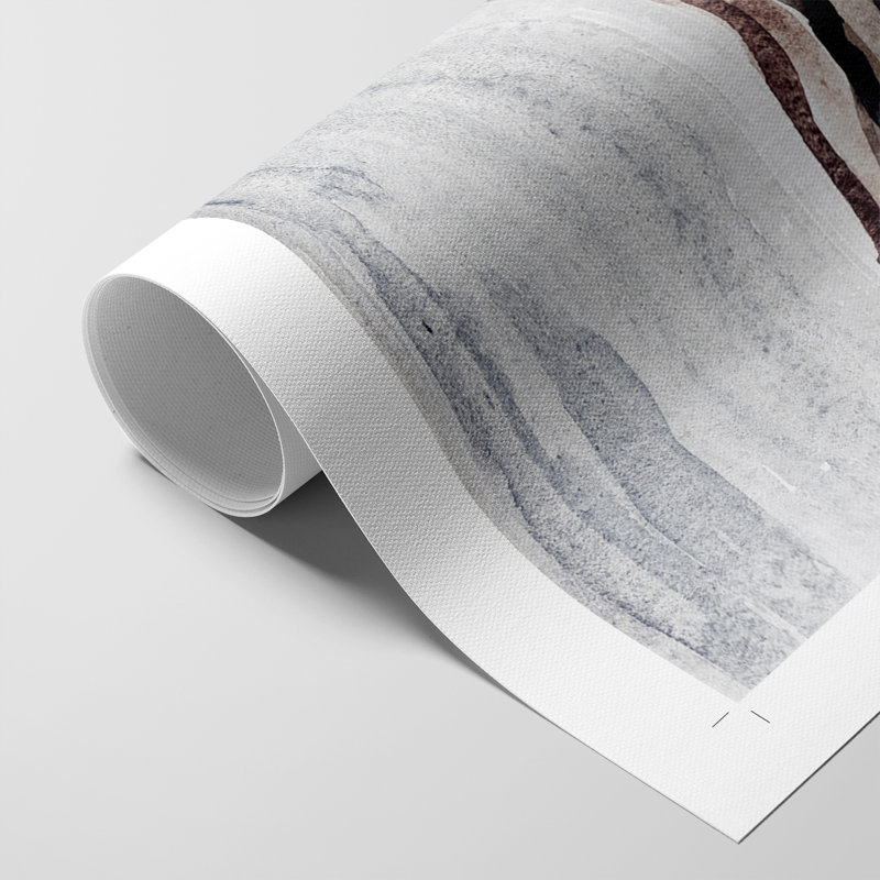 «Mute Earth Layers I», impression sur toile seulement - non encadrée, H 48 po x l 32 po