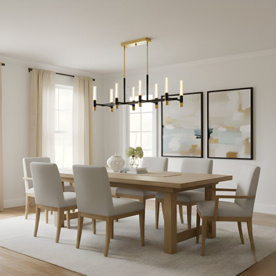 Davies Integrated LED Brushed Gold Island Light