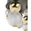 Annai LED Ceiling Lamp Annai Glass Gold