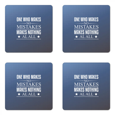 Square 4 Piece Coaster Set