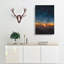The Moon Above Nebraska - Wrapped Canvas-56661977