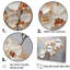 Beige And Gold Orchid Bloom IV - Orchids Wall Art Living Room Set-107764681-107764683