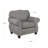 Baskerville Fabric Sofa & Chair Set, Gray