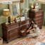 Armoire d'appoint en noyer massif