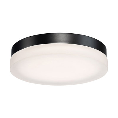 Single Light Glass LED Flush Mount