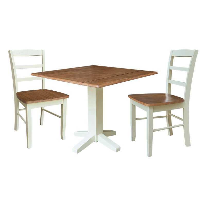 Irsah 3 Piece Drop Leaf Dining Set