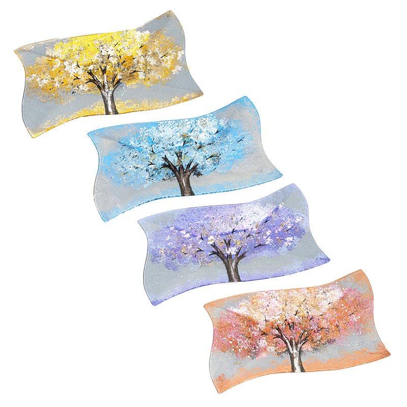 Allayna Crystal Decorative Plate