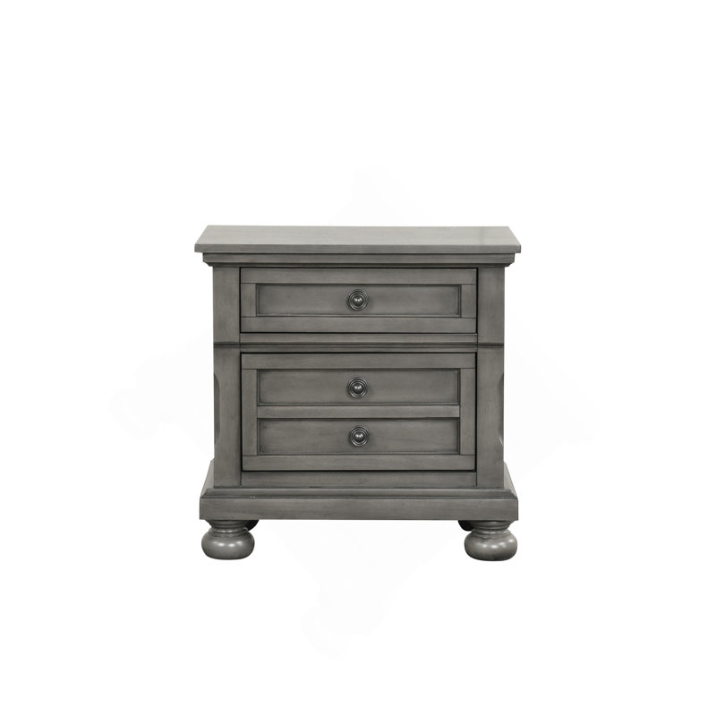 Table de chevet Meade G8905-N, gris, Gris