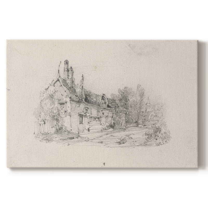 Croquis rétro -16, H 19 po x l 28 po