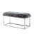 Renoir Faux Fur Metal Frame Ottoman Bench For Bedroom-22279241-22279239
