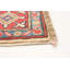 Tapis unique rouge / beige en laine noué à la main de style années 2010 de 5 pi x 6 pi 7 po Qaiden