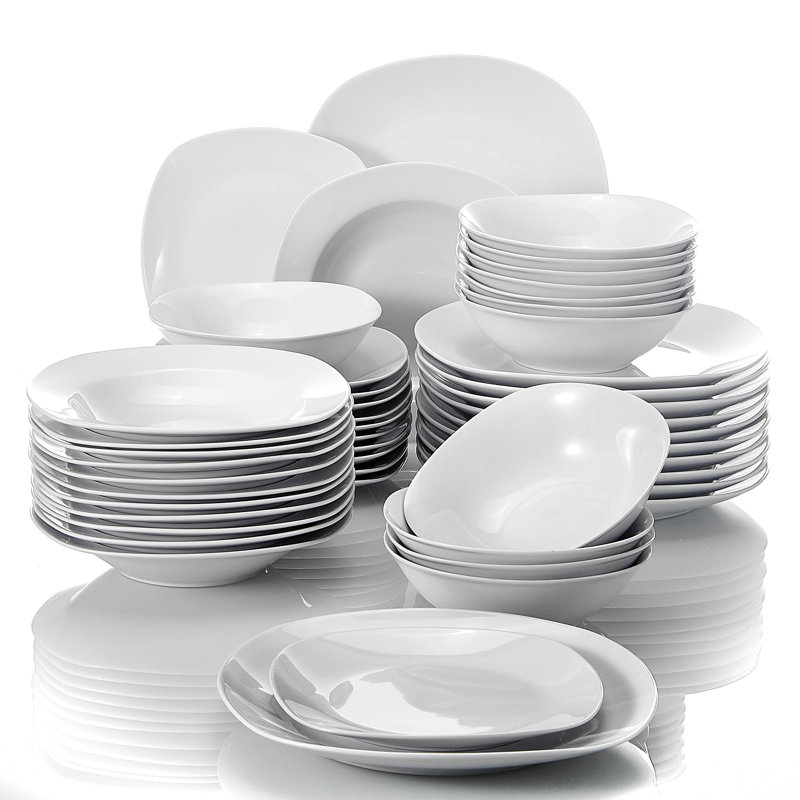 Kazunori Ceramic Dinnerware Set 48 Piece - Service for 12