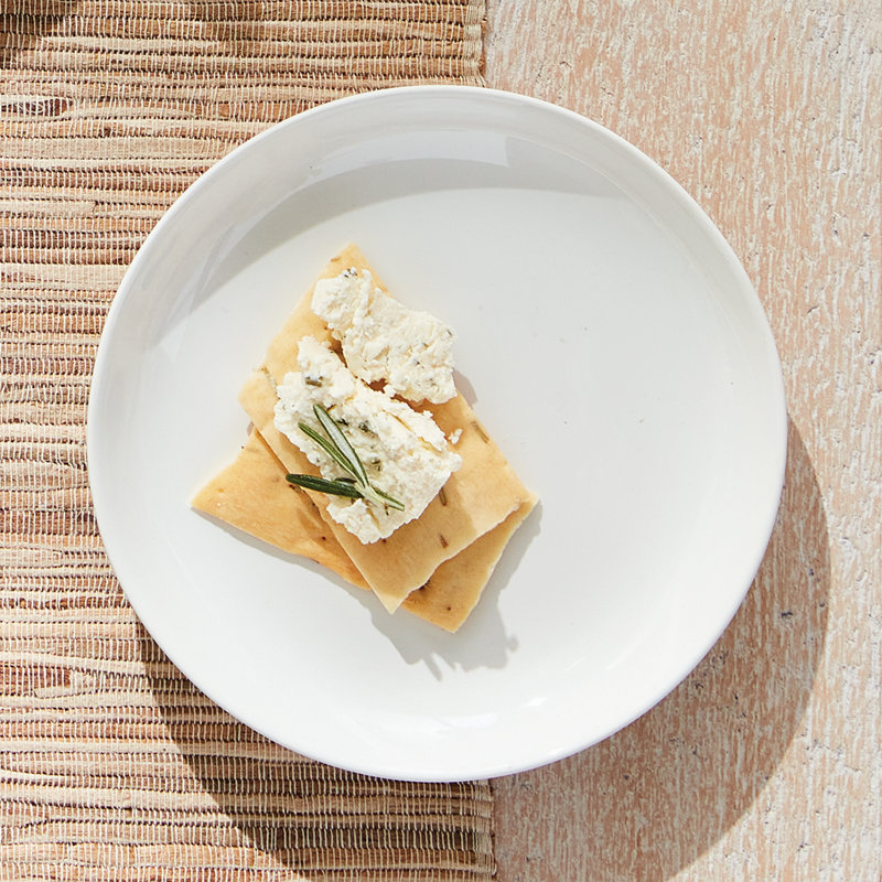 Barclay Butera Designs Ceramic Appetizer Plate, White