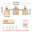 Abat-jour en verre de style rétro pour salle de bain (ampoules non incluses)-1594549911-1594549910