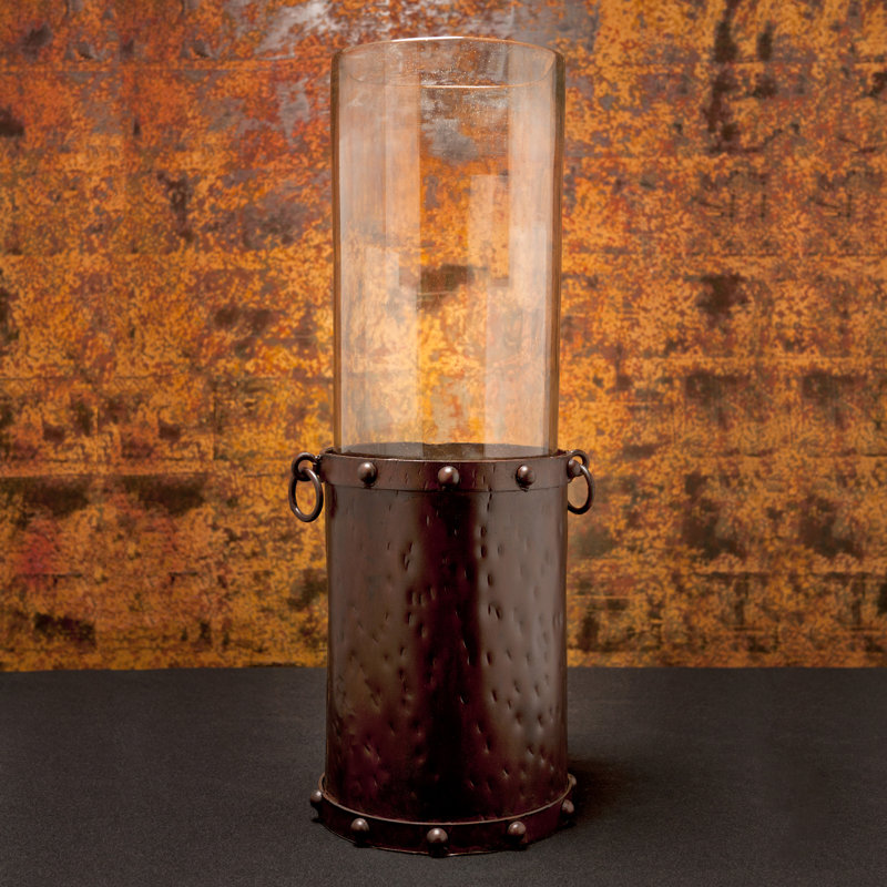 Hurricane, 14" H x 6" W x 6" D, Clear