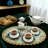 11 Piece White Ceramic Tea Set-628207399