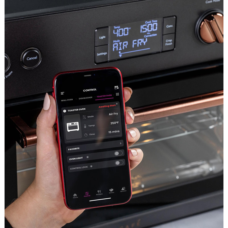 Café Couture Toaster Oven with Air Fry, Matte Black