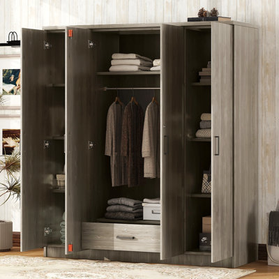 Armoire 4 portes avec 1 tiroir