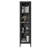 63"H 3-Sided Glass Display Cabinet With Adjustable Shelf-32105583