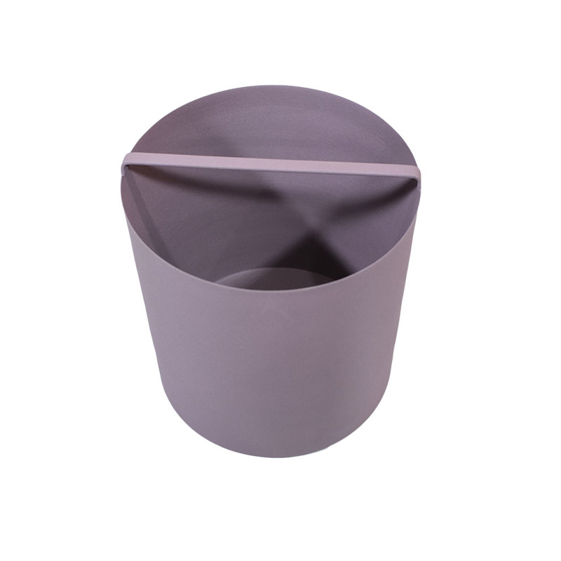 Vase de table en métal Feltie, Noir