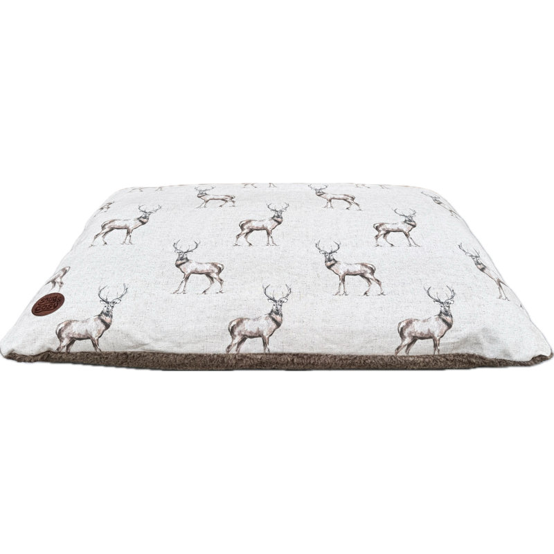 Idella Animal Print Polyester Pet Bed, 2cm H x 48cm W x 28cm D
