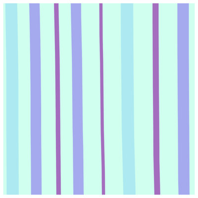 Édredon à rayures verticales mauve et bleu