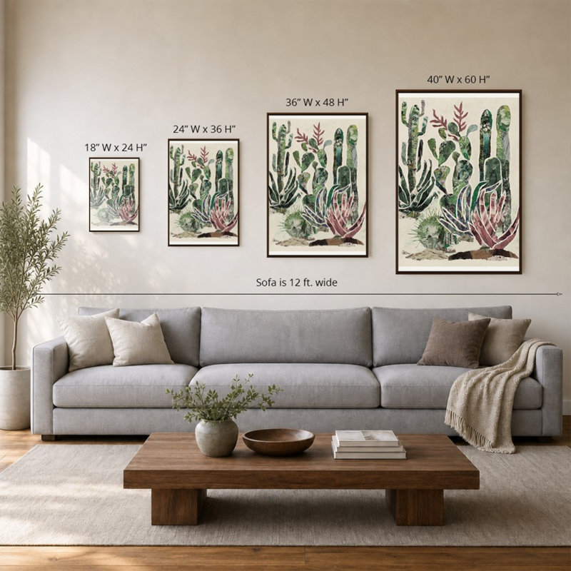 «Desert Garden I» par Gina Ritter - Impression sur toile
