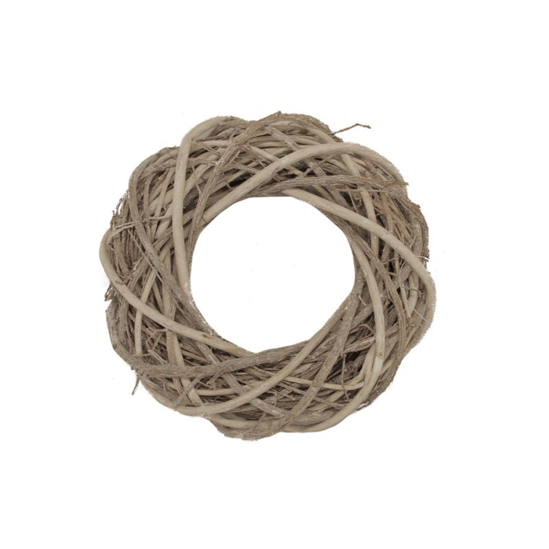 Couronne de Noël artificielle 9 po Country Rustic Natural