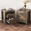 Table de chevet en bois Farmhouse