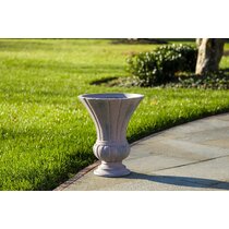 71cm White Urn / Planter Fiberglass