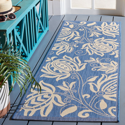 Clansy Performance Floral Indoor/Outdoor Area Rug