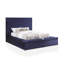 Lit plateforme tapissier avec rangement Estefany-59847587