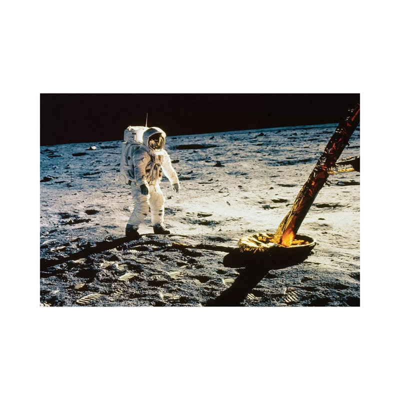 Apollo 11: Lunar Module - Wrapped Canvas Print, 20.32 cm H x 30.48 cm W
