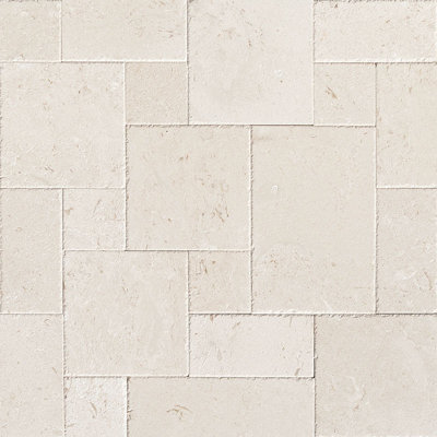 Fossil Stone Random Sized Limestone Marble Look Wall & Floor Tile