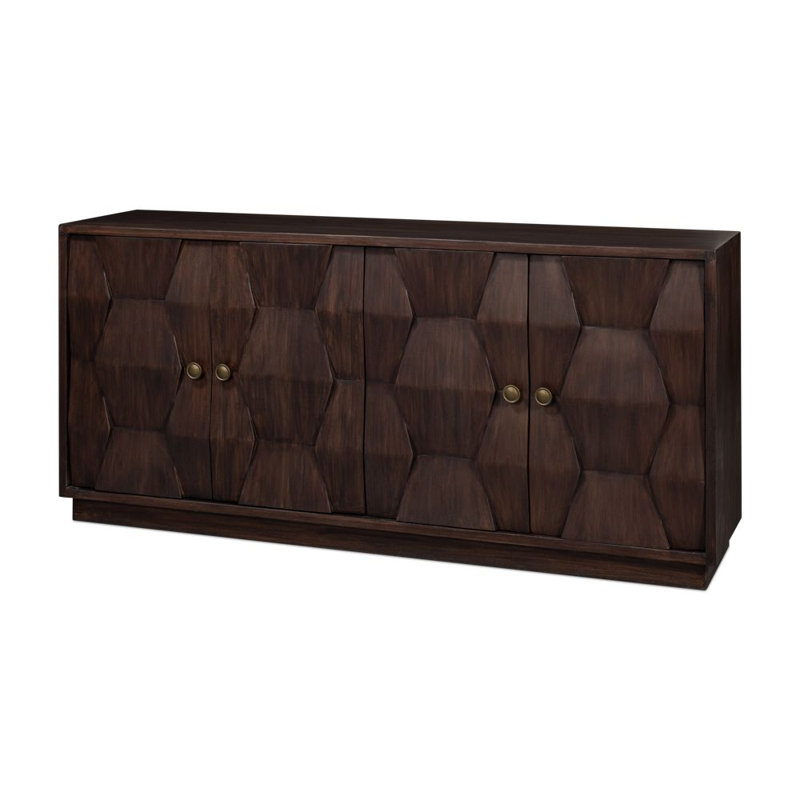 Preston 74'' W Solid Wood Sideboard
