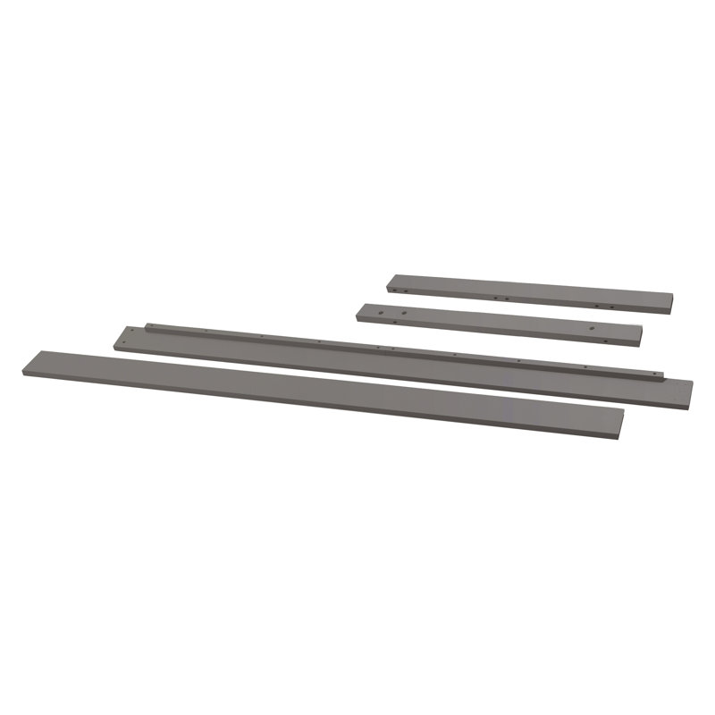 Rail pour lit simple Autumn, Ardoise