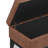 Oregon 42"W Upholstered Vegan Leather Contemporary Rectangular Lift-Up Storage Ottoman Bench with Tray and Hidden Storage-689329886