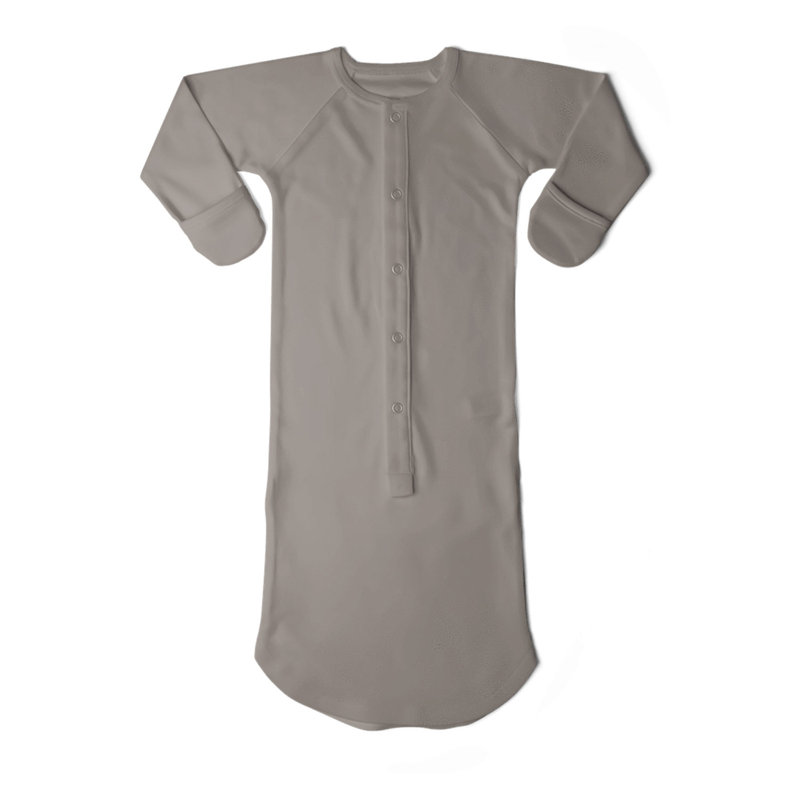 Sac de couchage en rayonne de bambou pour bébé, l 9 po x L 25 po, gris