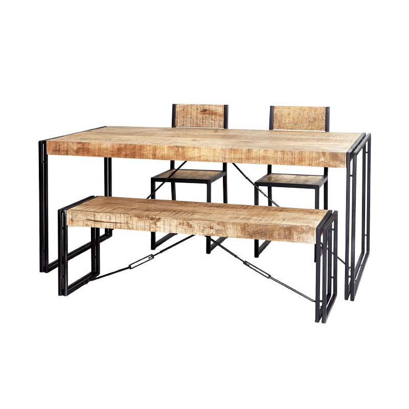 Paige Solid Wood Bench