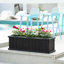 Barros Cedar Wood Raised Garden Bed Planter Box with Bottom Board, Drainage Holes and Liner-1945248144-1945248157