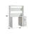 Cargo White Finish Writing Desk W/Hutch-1362311817