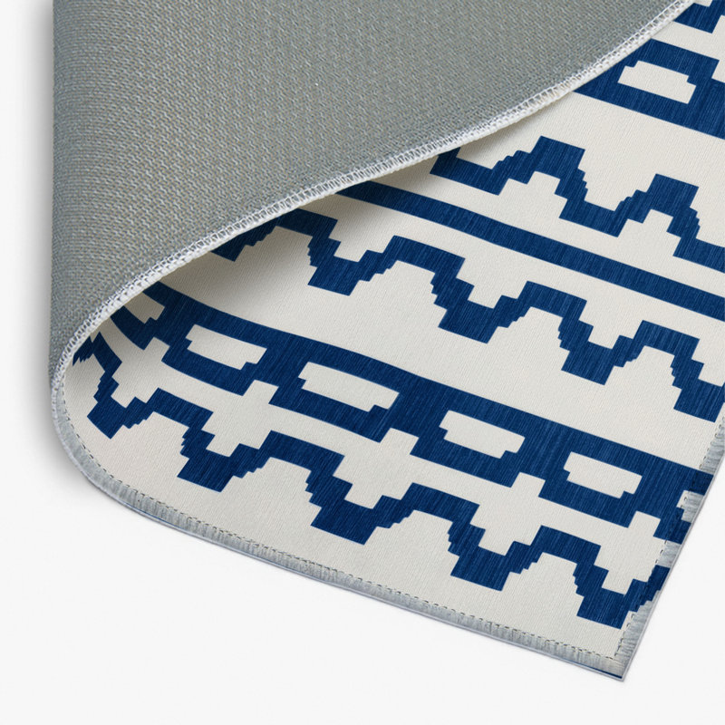 Tapis gris intérieur et extérieur Trellis, Rectangle 4pi x 6 pi
