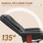 Fauteuil inclinable et pivotant manuel HOMcom