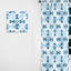 Nordic Geometric Serenity Ii - Rideau abstrait - Velours obscurcissant - 1 panneau-107576282