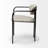 Belarus 18.25'' H Upholstered Metal Armchair-1344787156-1344787155