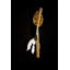 Gold Hollow Braid Serving Set