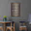 «Cabin Life V Dark Wood» par Sue Schlabach, art mural en métal-2069681029