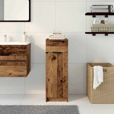 Bathroom Cabinet 32X34x90 Cm Engineered Wood